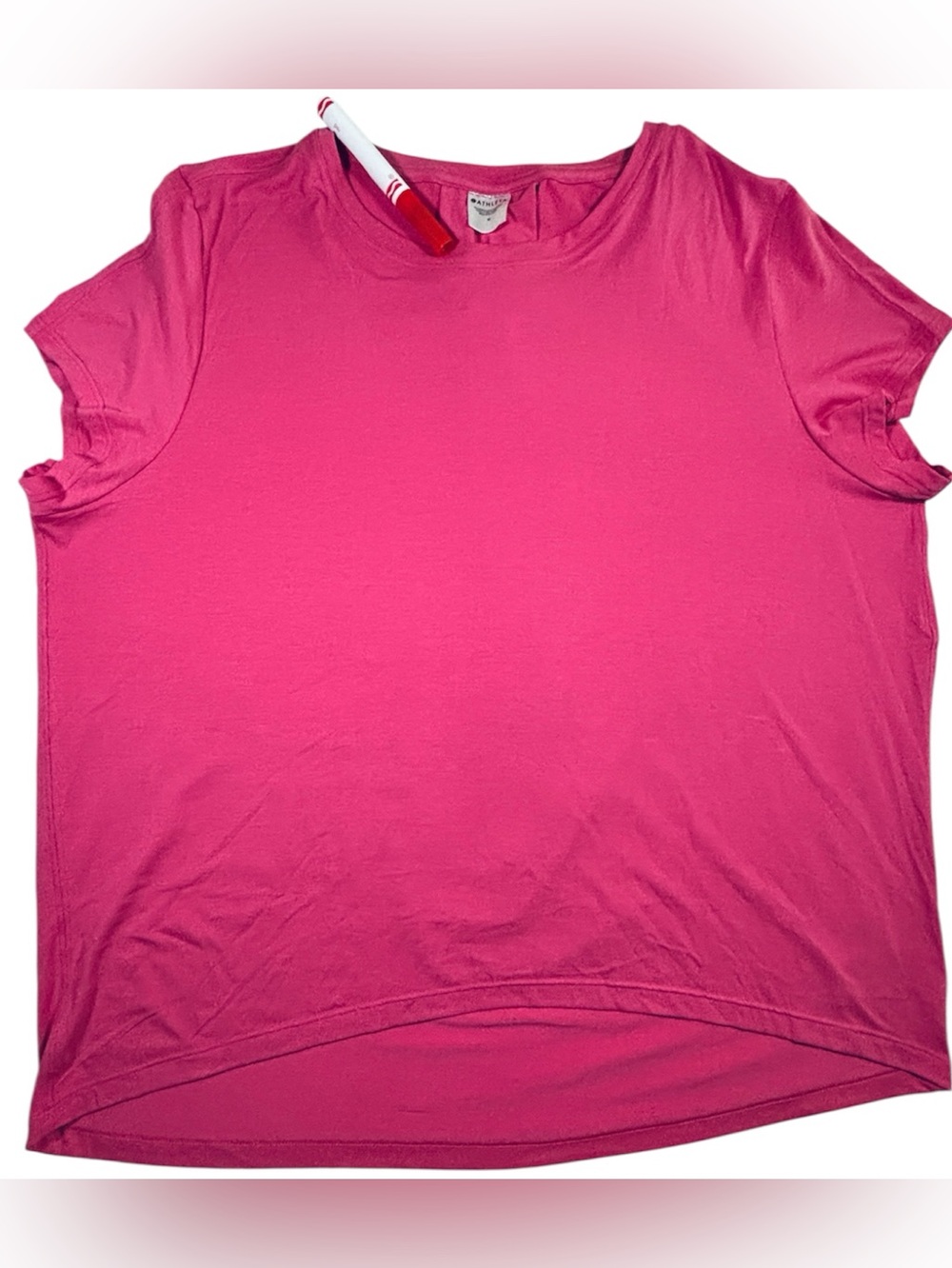 Athleta With Ease Tee | Women’s Medium | Trillium Pink | #533409